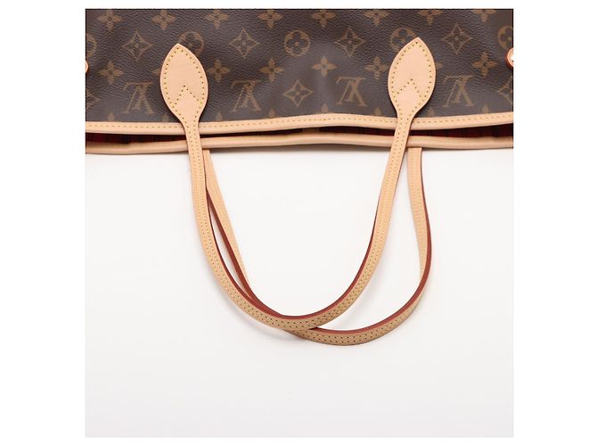 Louis Vuitton Borsa a spalla Shopper Neverfull MM Canvas Neo Monogram Marrone - vista 5