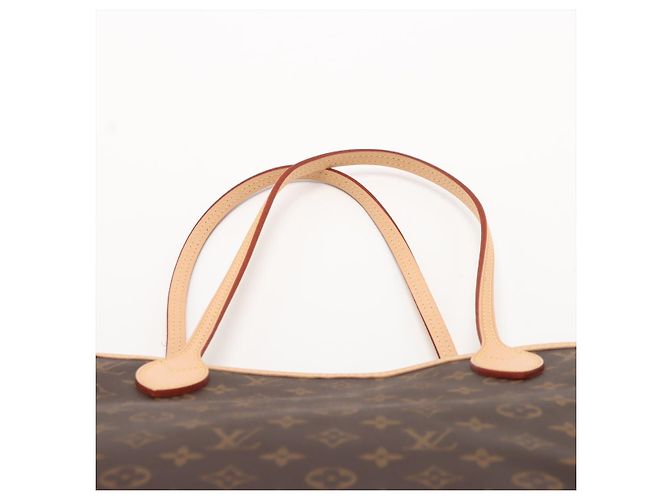 Louis Vuitton Borsa a spalla Shopper Neverfull MM Canvas Neo Monogram Marrone - vista 6