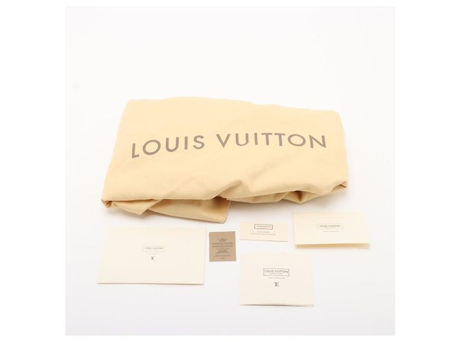 Louis Vuitton Borsa a tracolla shopper Neverfull GM Canvas Damier Ebene Marrone - vista 10