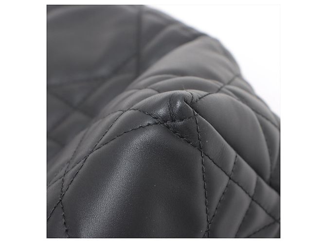 Dior Borsa 2-Way Toujours Large in pelle di vitello Lucky Star Macrocannage Nera Nero - vista 12