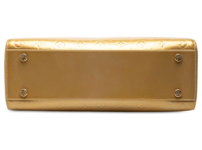 Borsa Satchel Louis Vuitton Monogram Vernis Brea GM Beige - vista 3