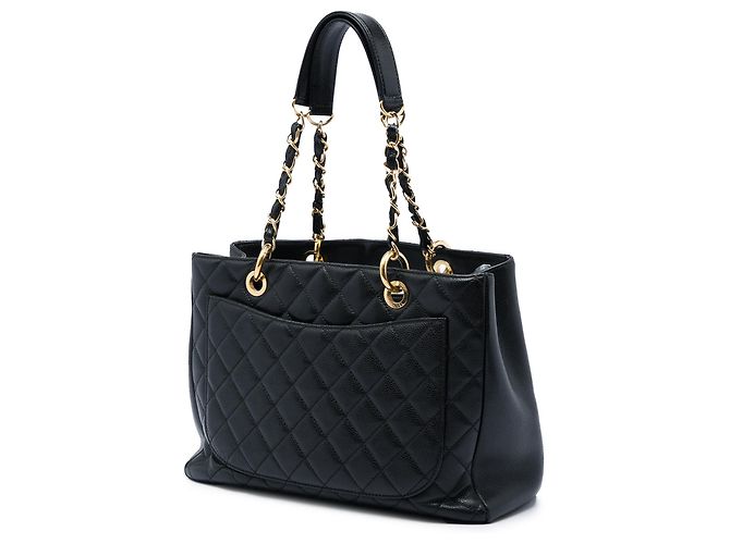 Borsa Grand Shopping Tote Chanel in Caviar nera Nero - vista 2