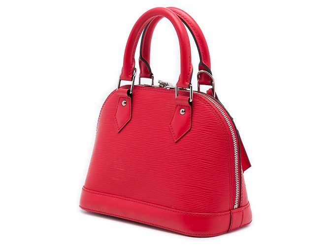 Borsa Louis Vuitton Epi Alma BB rossa Rosso - vista 2