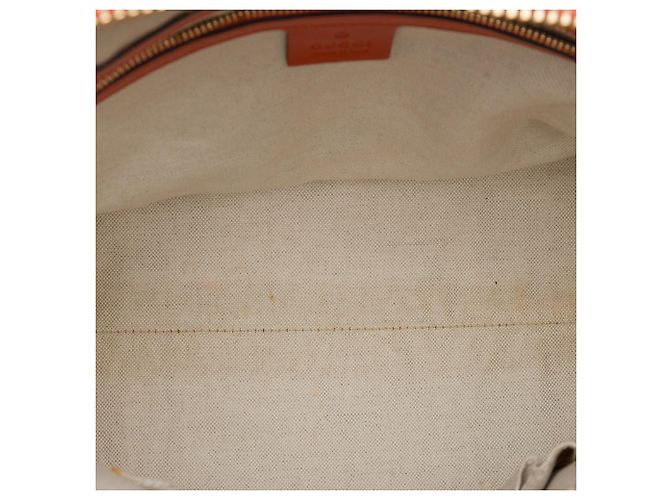 Borsa Gucci Bree Dome Medium Guccissima Arancione - vista 4