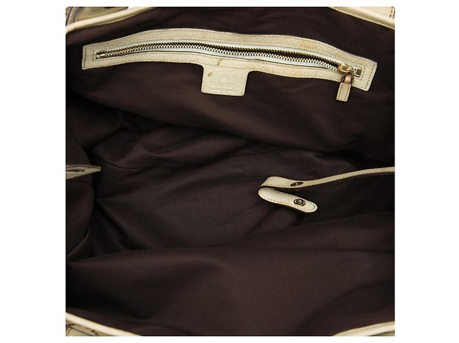 Borsa a tracolla Gucci GG Canvas Horsebit Pelham Beige - vista 4