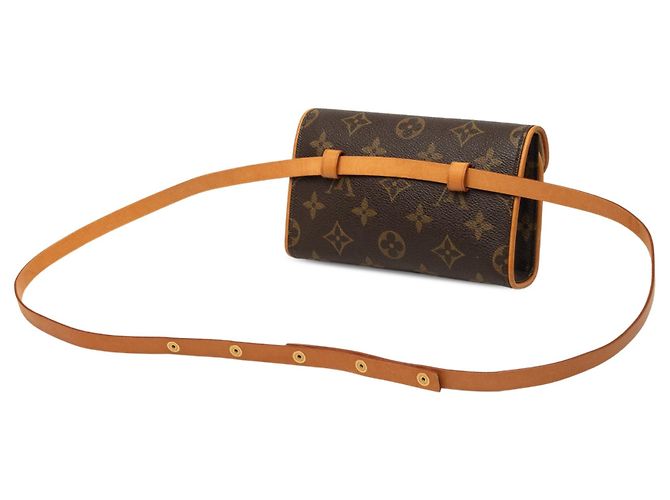 Borsa cintura Louis Vuitton Monogram Pochette Florentine Marrone - vista 2