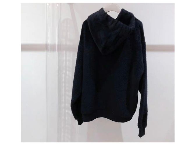 Céline Strickpullover aus Wolle Schwarz - Ansicht 2
