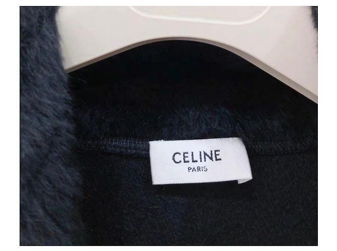 Céline Strickpullover aus Wolle Schwarz - Ansicht 4
