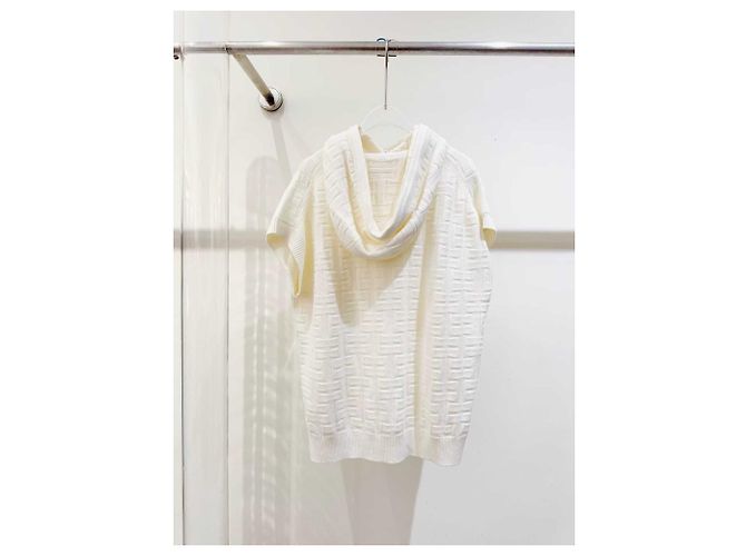 Hermès Twillaine Knitwear Bianco - vista 2