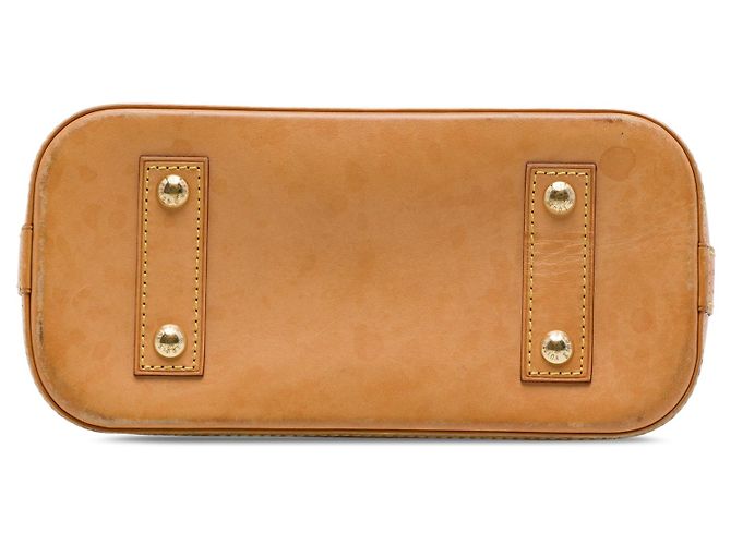 Borsa Satchel Louis Vuitton Monogram Alma BB Marrone - vista 3