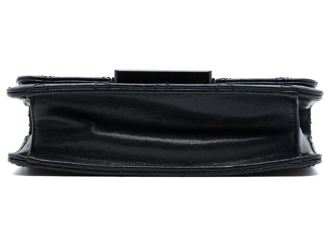 Borsa a tracolla Chanel Mini Sheepskin Beauty Lock nera Nero - vista 3