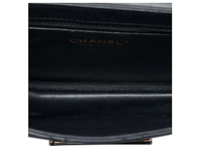 Borsa a tracolla Chanel Mini Sheepskin Beauty Lock nera Nero - vista 4