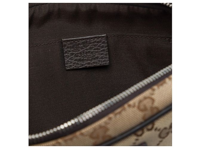 Borsa cintura Gucci GG Canvas Beige - vista 5