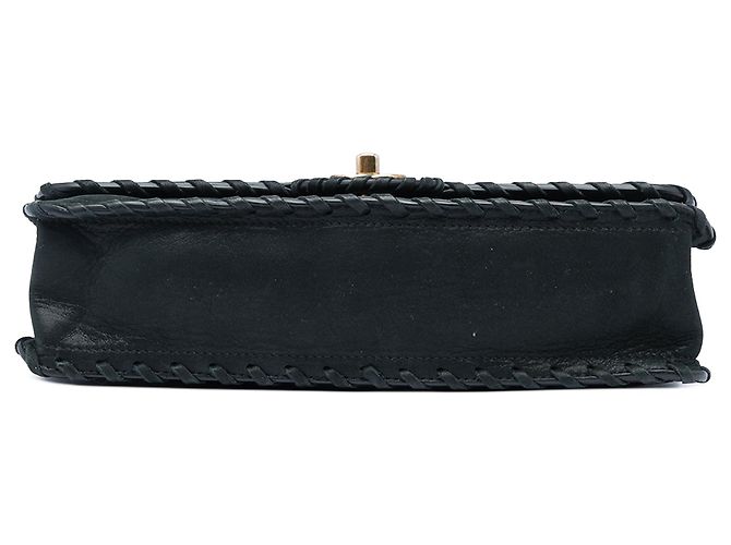Bolso bandolera Chanel Medium Quilted Iridescent Calfskin Happy Stitch Flap Negro - vista 3