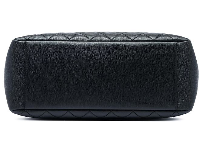 Borsa Chanel Caviar Grand Shopping Tote Nera Nero - vista 3