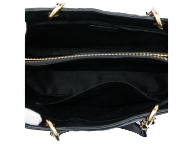 Borsa Chanel Caviar Grand Shopping Tote Nera Nero - vista 4