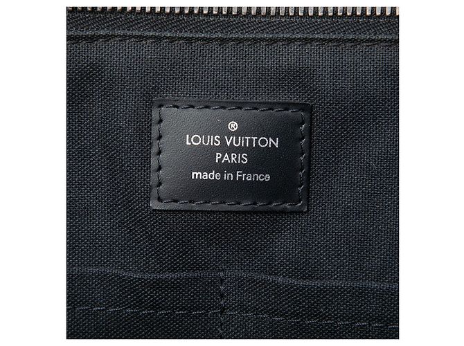 Borsa Business Louis Vuitton Damier Graphite Porte Documents Jour Nera Nero - vista 5
