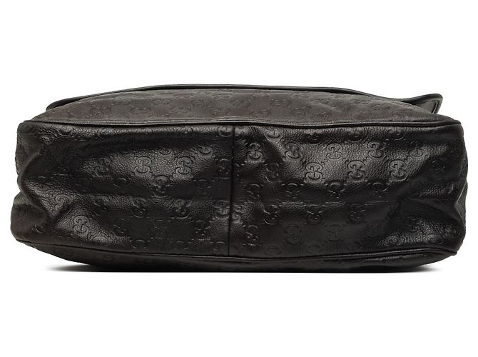 Borsa a tracolla Gucci Guccissima marrone - vista 3