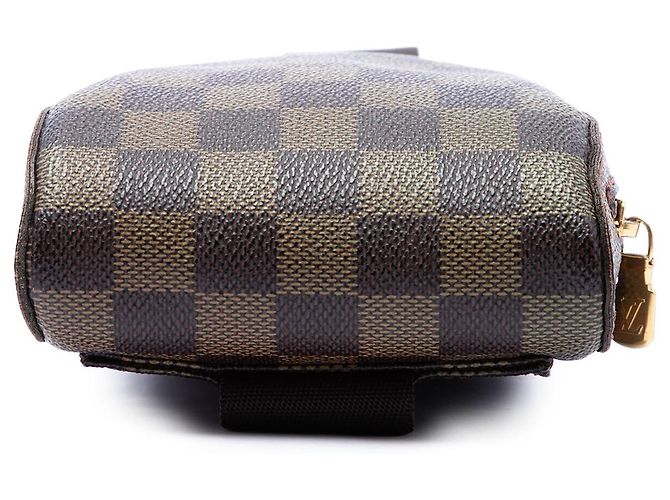 Borsa a tracolla Louis Vuitton Damier Ebene Geronimos Marrone - vista 3