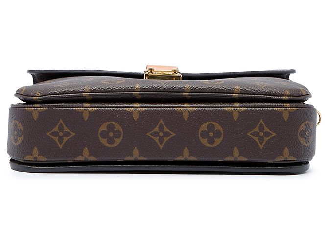 Borsa Louis Vuitton Monogram Pochette Metis Marrone - vista 3