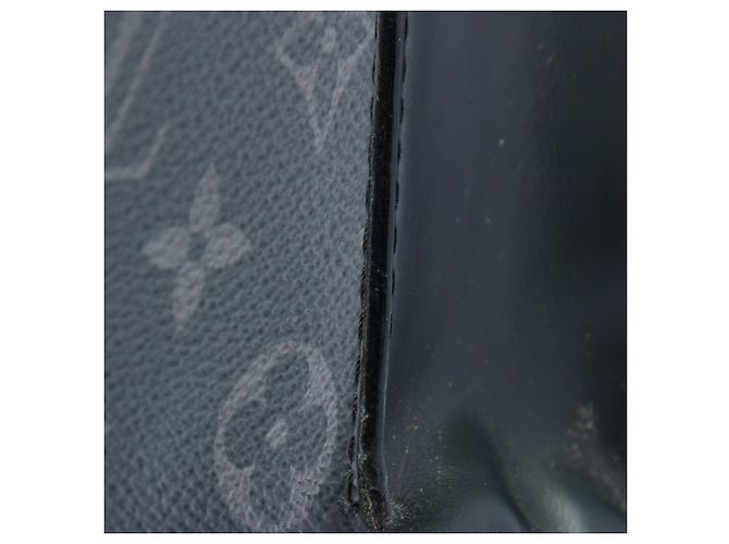 Borsa a Clutch Louis Vuitton Monogram Eclipse Pochette Voyage MM Nera Nero - vista 5
