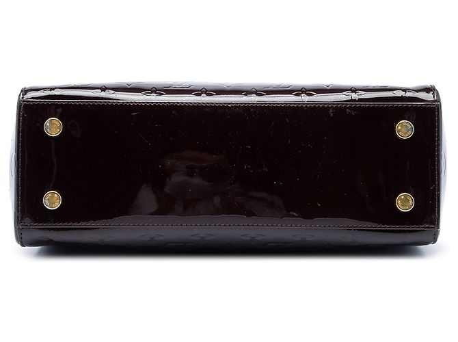 Borsa Satchel Louis Vuitton Monogram Vernis Brea MM Viola Porpora - vista 3
