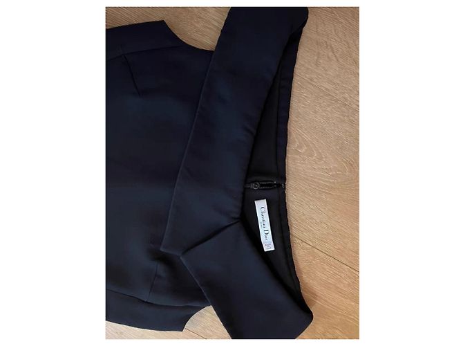 Dior Kleid aus schwarzer Wolle - Ansicht 4