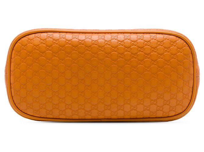Borsa Orange Gucci Mini Microguccissima Dome Satchel Arancione - vista 3