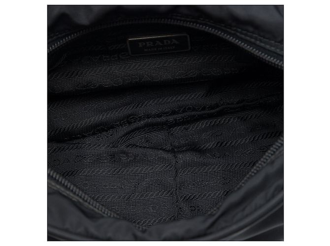 Borsa Camera Prada Tessuto Nera Nero - vista 4
