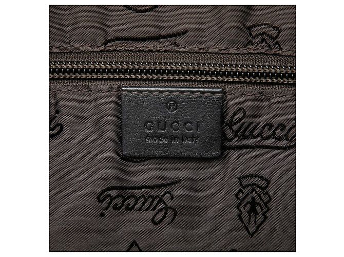 Borsa a tracolla Gucci Guccissima marrone - vista 5