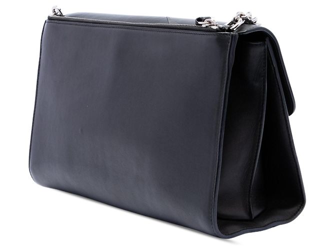 Sac crossbody Gucci Medium Leather Dollar Interlocking G noir - vue 2