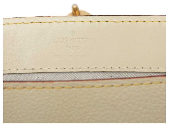 Borsa Louis Vuitton Suhali Le Fabuleux Bianca Bianco - vista 5