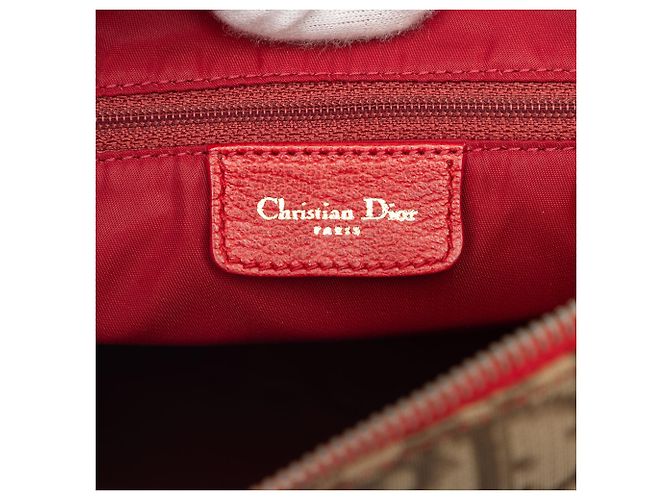 Borsa a tracolla Dior Oblique Canvas Rasta Marrone - vista 5