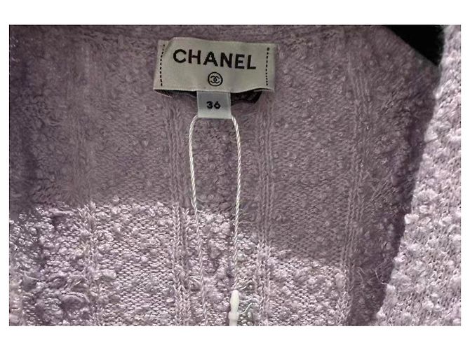 Chanel Strickpullover Lila Viskose - Ansicht 3