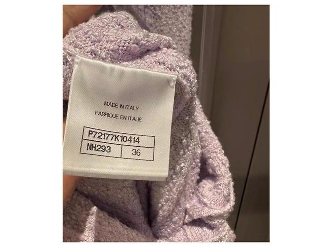 Chanel Strickpullover Lila Viskose - Ansicht 4