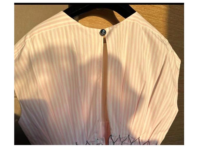 Top Chanel de algodón rosa talla 38 - vista 5