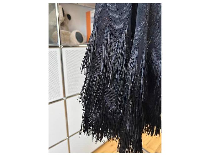 Autre Marque Alaïa Strickwaren Schwarz Viskose Größe 38 - Ansicht 2