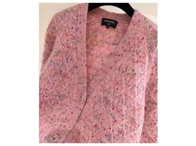 Chanel Strickpullover Rosa Wolle Pink - Ansicht 2