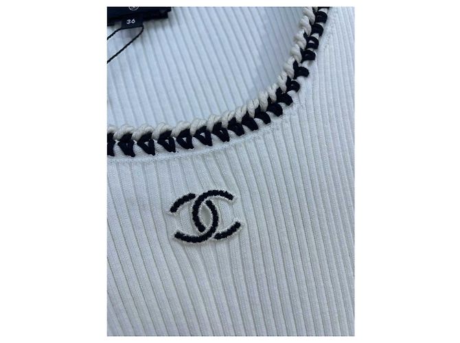 Vestido Chanel de algodón Multicolor - vista 3