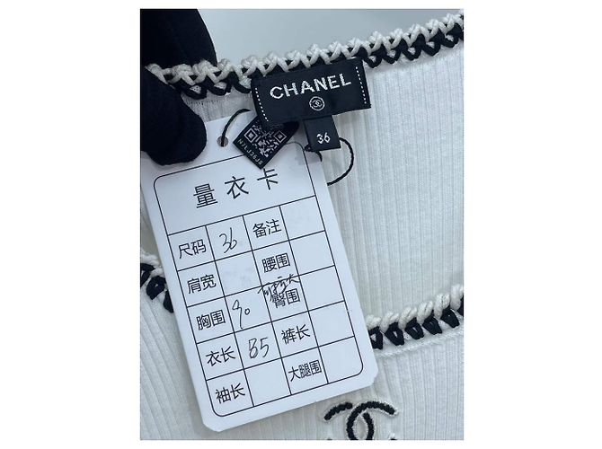 Vestido Chanel de algodón Multicolor - vista 5