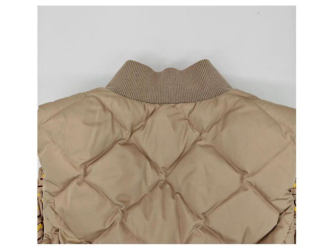 Manteau Hermès Polyester Multicolore Taille 38 - vue 5