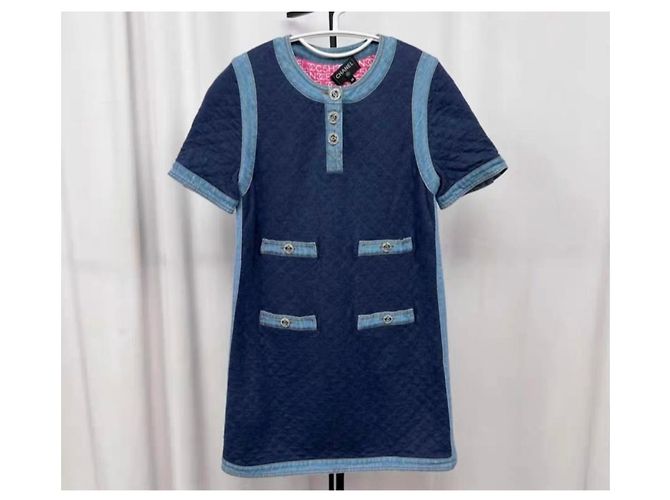 Vestido Chanel de algodón 38 FR Multicolor - vista 3