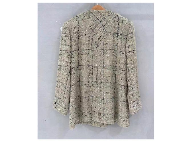 Chanel Tweed Jacke Mehrfarben - Ansicht 2