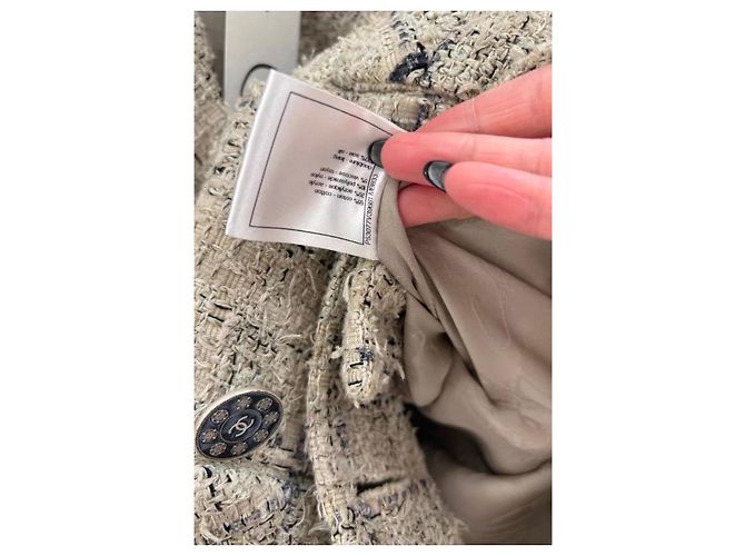 Chanel Tweed Jacke Mehrfarben - Ansicht 5