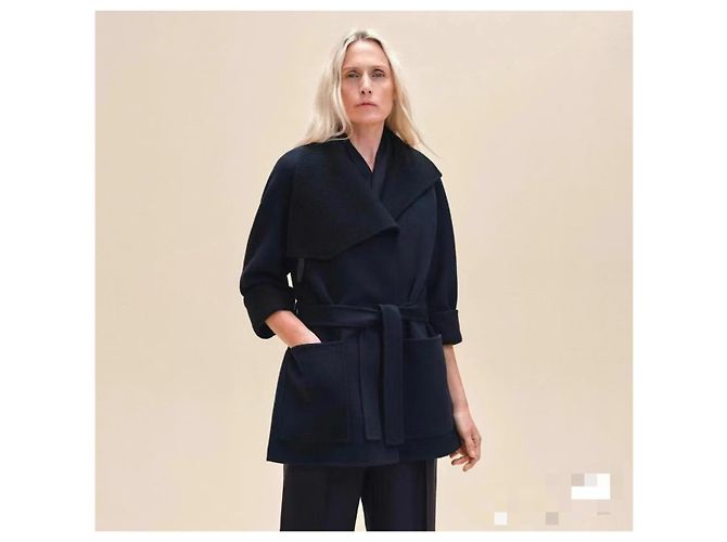 Gabardina Hermès Azul de Cachemira Multicolor - vista 3