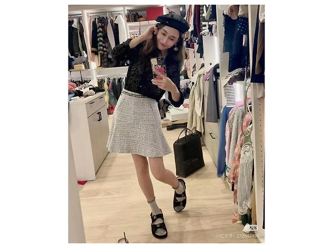Chanel Tweed Kleid Mehrfarben - Ansicht 2