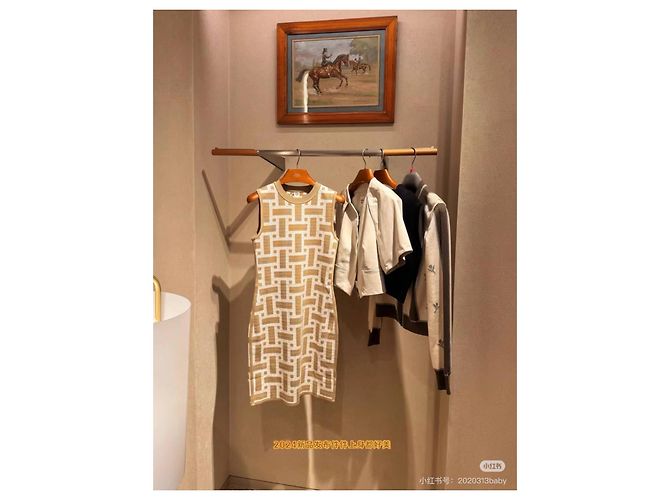 Vestido Hermès de seda Multicolor - vista 3