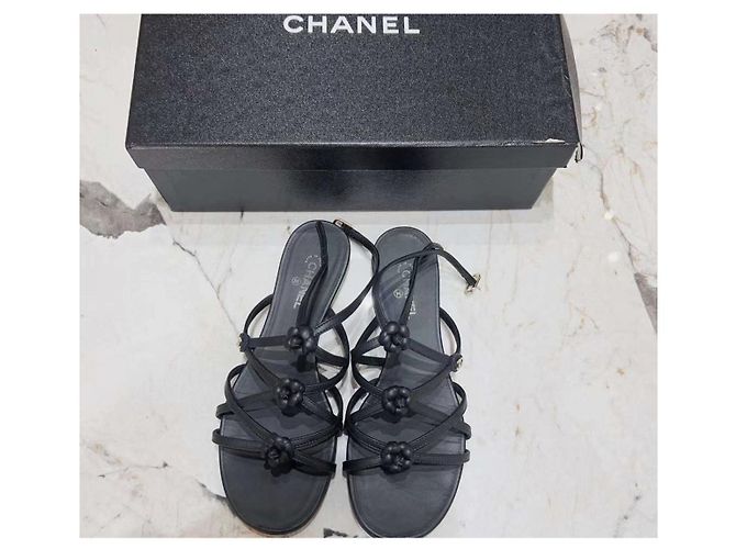 Sandali Chanel Nero - vista 3