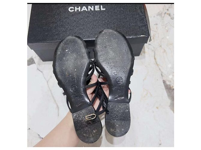 Sandali Chanel Nero - vista 5