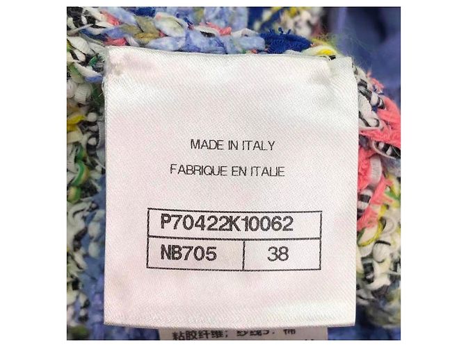 Chanel Strickpullover aus Baumwolle mehrfarbig Mehrfarben - Ansicht 4
